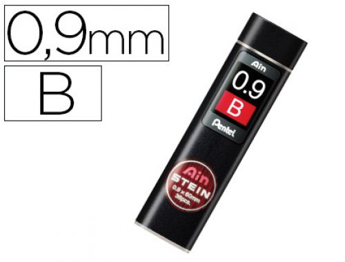 Minas pentel ain stein 0.9 b estojo com 36 minas , Pentel , 77849 , 4902506079336